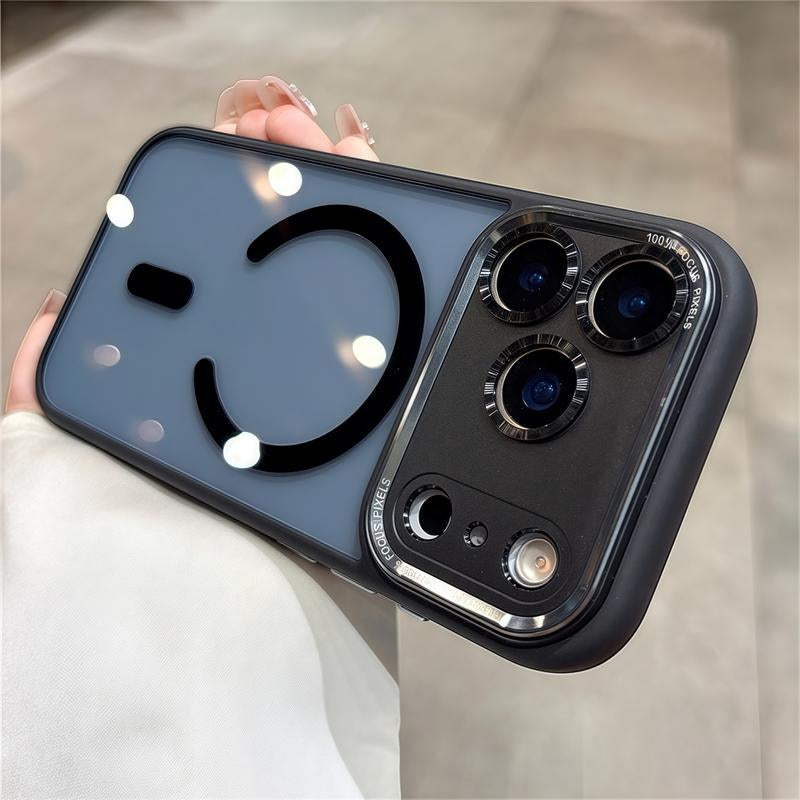 【 Iphone17 Case 】Orange Liquid Skin Sense Magnetic for Iphone17Pro Max 16 15 Air Iphone Case Silicone Soft Shell TPU+PC Shockproof