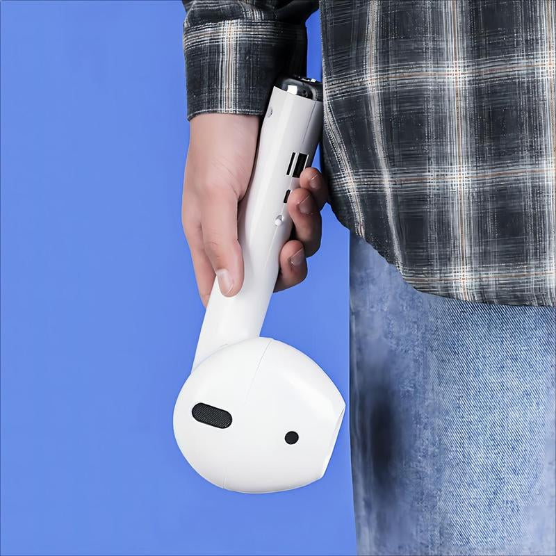 Wireless Earphone Shape Speaker, USB Charging Support Microphone FM Radio TF Card Wireless Loudspeaker, Portable Speaker