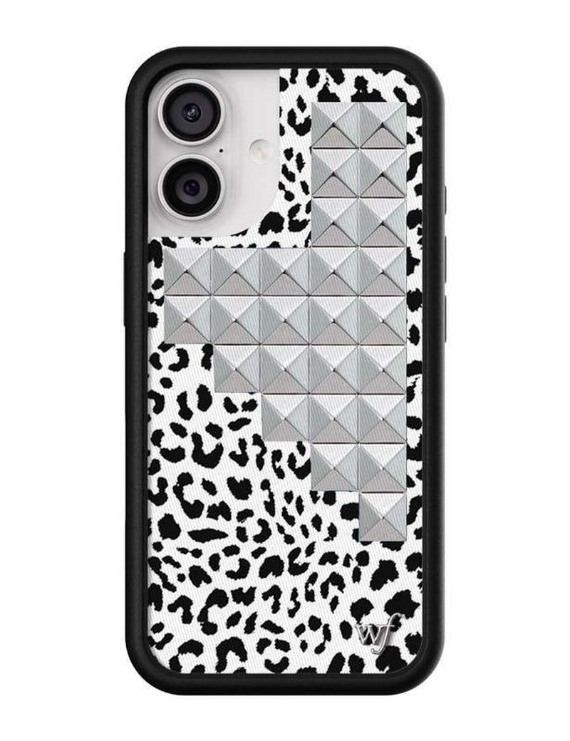 Wildflower Cases - Snow Meow Stud, Limited Edition Iphone Case | Leopard Durable Protection Protective Smartphone Cute Trendy