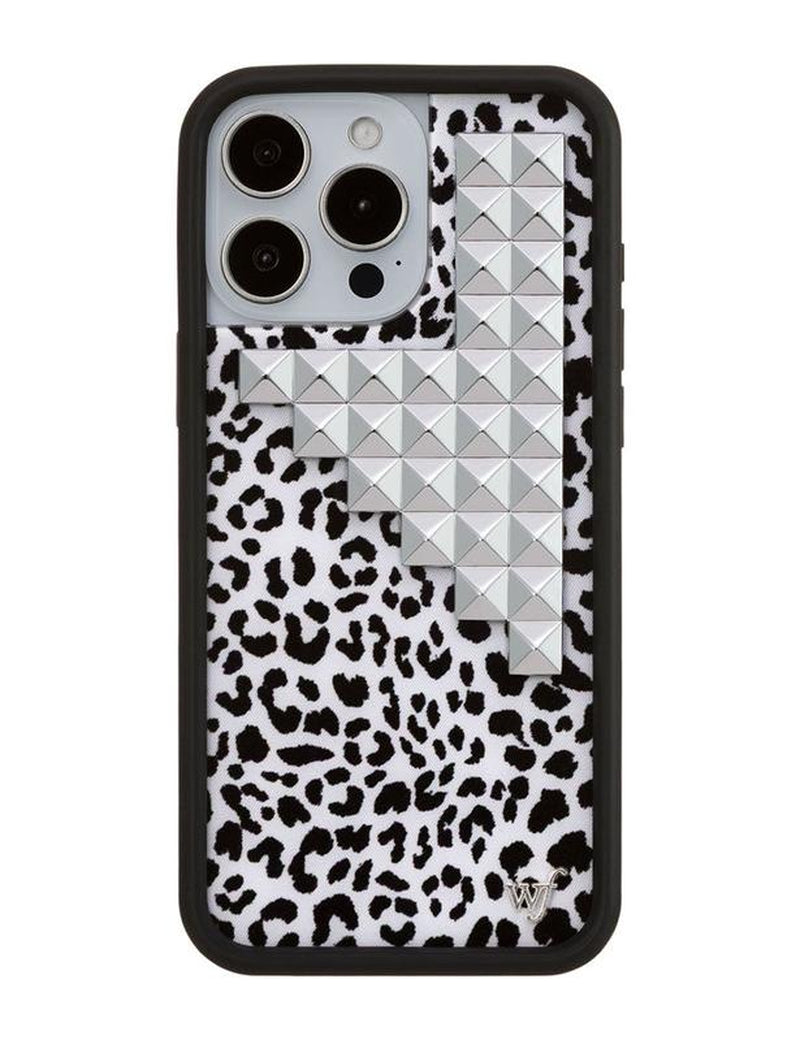 Wildflower Cases - Snow Meow Stud, Limited Edition Iphone Case | Leopard Durable Protection Protective Smartphone Cute Trendy