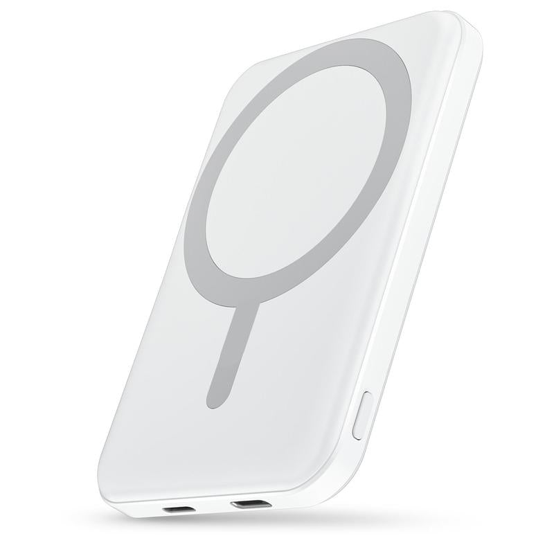 Podoru for Magsafe Battery Pack, 5000Mah Magnetic Power Bank Fast Charging Wireless Portable Charger for Iphone 16/15/14/13/12/ All Series