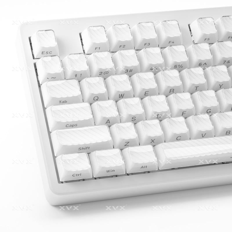 XVX Magic Wave Series OEM Profile Side-Print Ice-Cube Keycap Set (136-Key)