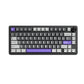 ZIFRIEND RX75 PRO Wireless Mechanical Creamy Keyboard,Tri-Mode Type-C/2.4G/Bluetooth Music Rhythm Sync RGB Backlight Keyboard,Multimode Gaming Keyboard for Gaming, Office, Career Women,Multimedia Roller Key