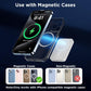Magnetic Wireless Power Bank 5000Mah,White Portable Charger ,For Iphone 16/15/14/13/12 Series Fast Chargeable, Smartphone Charging