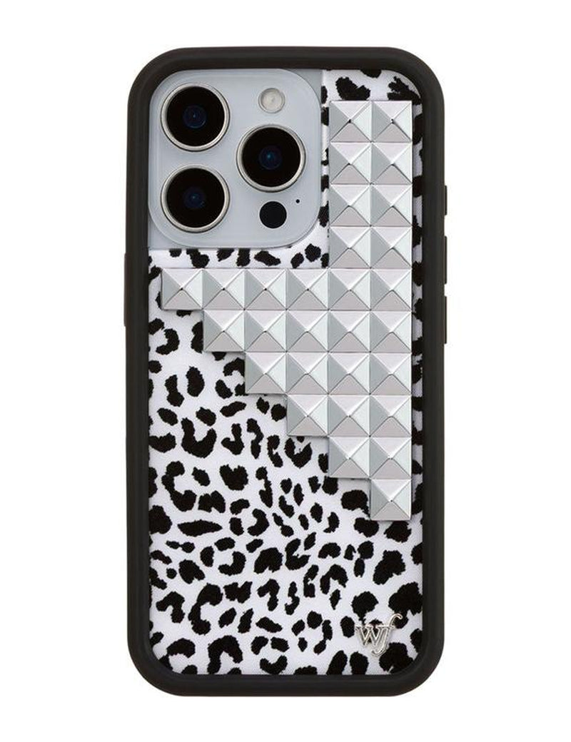Wildflower Cases - Snow Meow Stud, Limited Edition Iphone Case | Leopard Durable Protection Protective Smartphone Cute Trendy