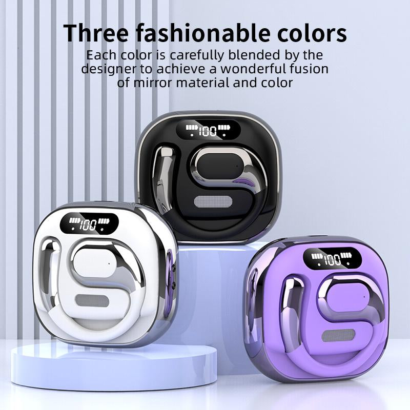 PAVUN K02 Wireless Earbuds Bluetooth 6.0 Noise Cancelling 50H Playtime IPX5 Waterproof with Built-In Mic for Sports Music Calls Premium Sound Headphones Women Protective Carrying Case