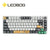 Leobog Hi75 Portable Gaming PC Mechanical Keyboard, 16 RGB Backlit Compact 81 Keys Mini Wired Office Keyboard with Original Switches & Rotating Button & Aluminum Alloy Shell for Windows Laptop PC Mac