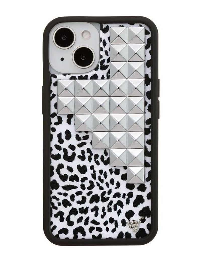 Wildflower Cases - Snow Meow Stud, Limited Edition Iphone Case | Leopard Durable Protection Protective Smartphone Cute Trendy