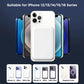 Magnetic Wireless Power Bank 5000Mah,White Portable Charger ,For Iphone 16/15/14/13/12 Series Fast Chargeable, Smartphone Charging