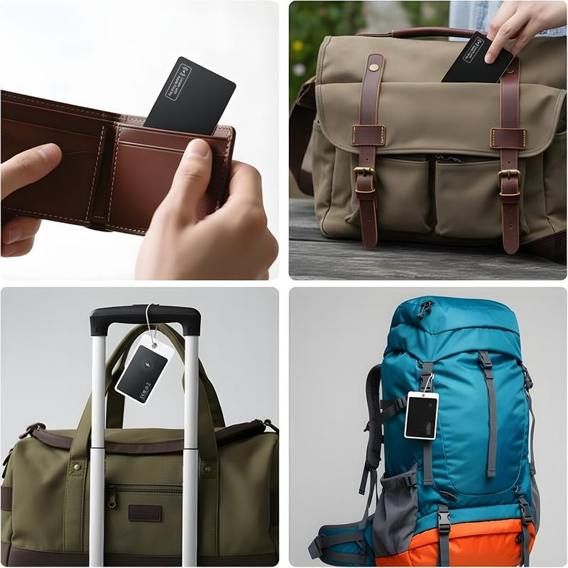 Wallet Tracker Card, Wireless Charging Wallet Locator, Smart Tracker for Wallet(Ios Only), Luggage, Phone, Passport & Other Items Tracking