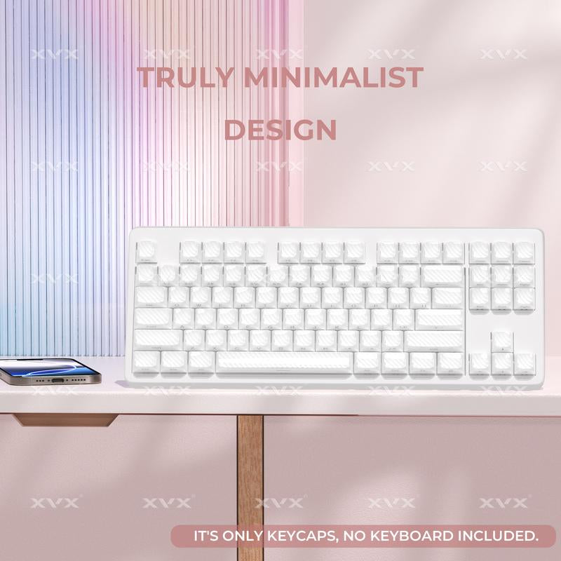 XVX Magic Wave Series OEM Profile Side-Print Ice-Cube Keycap Set (136-Key)