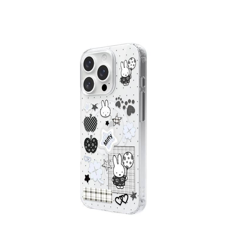 Cartoon Cute Kawaii Mobile Phone Case for 17 16 15 14 13 12 11 Promax plus Magnetic Transparent Anti-Fall Shell Ideal for Prom