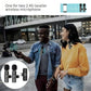 Wireless Lavalier Microphone for Iphonesmartphone, 2 Mini Lapel Microphones with Cleareraudio for Video Recording,Interview Vlog, Noisereduction Device Noise Cancellation Stereo Wirelesslavalier Vlogging Tools Handheld Mic Microfono Minimic Mic for Mics
