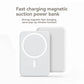 Magnetic Wireless Power Bank 5000Mah,White Portable Charger ,For Iphone 16/15/14/13/12 Series Fast Chargeable, Smartphone Charging