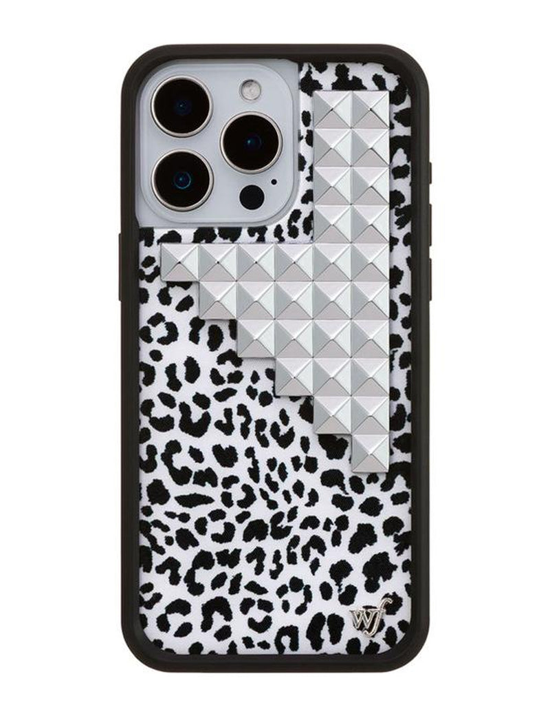 Wildflower Cases - Snow Meow Stud, Limited Edition Iphone Case | Leopard Durable Protection Protective Smartphone Cute Trendy