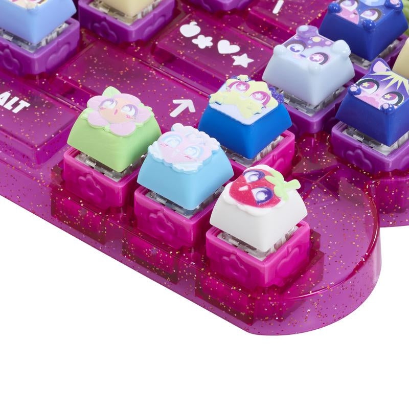 Clickeez Keyboard Mega Pack - the Set Comes with One Clickeez-Themed Keyboard, 15 Clickeez, and One Keychain, Ages 6+