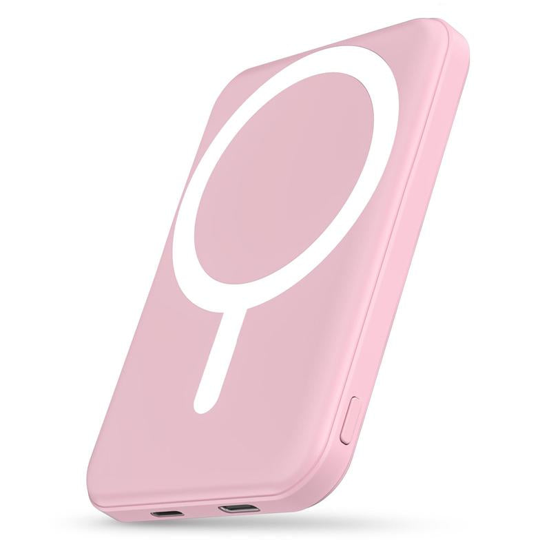 Podoru for Magsafe Battery Pack, 5000Mah Magnetic Power Bank Fast Charging Wireless Portable Charger for Iphone 16/15/14/13/12/ All Series